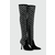 Čizme Karl Lagerfeld PANDARA II za žene, boja: crna, s tankom potpeticom, KL31386