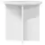 Stalak za biljke 2 pcs Bijela visokog sjaja 40 x 40 x 40 cm