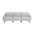 ATELIER DEL SOFA Sofa sa 3 sedišta Robin Extra 3 Pebble Walnut