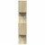 Pregrada / regal za knjige 4 razina hrast 70x24x129 cm drveni