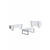 HANAH HOME Komoda Luxe White Black