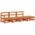 Sekcionalna sofa Vosak Smeđa 252 x 62 x 70,5 cm