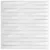 Zidne panele 12 pcs Bijeli Kamen 50 x 50 cm XPS pjena