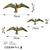 Aberto Design Zidna dekoracija Flying Seagulls 1, 3 komada