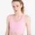 Modrček adidas 3 Stripes Studio All Me Light Support Bra True Pink XS
