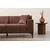Atelier del Sofa Ugaona garnitura New Petra L Corner, 250x69x145cm, Braon