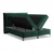 Temno zelena boxspring postelja s prostorom za shranjevanje 160x200 cm Mikana – Makamii