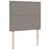 Vidaxl Box spring postelja z vzmetnico taupe 120x200 cm blago