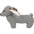Flamingo Britta igrača za pse Doggy siva 25cm