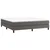 Vidaxl Box spring postelja z vzmetnico siva 160x200 cm umetno usnje