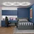 LED stropno svetlo HEXAGON LED/128W/85-265V 6000K 248x97 cm CRI 90 IP54 bela