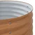 Vidaxl Dvignjena gredica Rjava 400 x 80 x 81 cm Jeklo