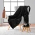 Črna odeja iz mikroflanele 125x150 cm Mini Frosty – douceur dintérieur