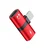 Xwave Adapter Lightning na 2xTip-C,žensko-muški,red