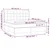 vidaXL Box spring postelja z vzmetnico temno zelena 180x200 cm žamet