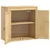 Cabinet SKI Medeno Smeđa 60 x 32 x 60 cm Čvrsto borovo drvo