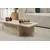 Hanah Home Klub sto Harbor, 120x30x45 cm, Krem