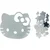 PALADONE HELLO KITTY MIRROR stenske nalepke