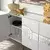 Hanah Home Komoda Milan 180x80x40cm Belo-Zlatna