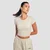 GymBeam Women‘s Aura Cropped T-Shirt Grey