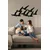 WallXpert metalni zidni ukras 5219, jato divljih gusaka u letu, 90 x 40 cm, crni