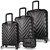 MyValice Set kofera 7262, 4 dela, Crni