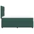 Vidaxl Box spring postelja z vzmetnico temno zelena 80x200 cm žamet