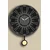 Wallity Zidni sat Vlnt114Ant, 39x50 cm, Antracit-zlatni