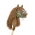 BB Hobby Horse Srednji Premium Pal Horse Rjava Svetlo kostanjeva A4