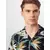 Blossoms Resort Shirt Black/Floral