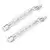 Set od 2 industrijske sijalice J78 R7s/80W/230V 2900K - Aigostar