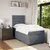 Vidaxl Box spring postelja z vzmetnico temno siva 80x200 cm žamet