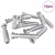 Vijak sa kapicom 12 pcs Srebrno M7 x 40 mm Čelik