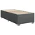 Vidaxl Box spring postelja z vzmetnico temno siva 100x200 cm blago