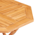 Sklopivi vrtni stol 85 x 85 x 76 cm od masivne tikovine