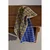 Zelena/modra bombažna brisača 50x70 cm Grid – Jotex