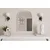HANAH HOME Ogledalo Brilya White