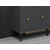 HANAH HOME Komoda Midas Anthracite Gold