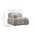Atelier del Sofa Ugaona garnitura Petite, 190x160 cm, Krem