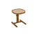 Hanah Home pomoćni sto Opus Kare 42, 42 cm, orah / travertin