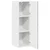 Ormar za Zid PORTO Betonski sivi 30 x 31 x 100 cm