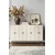 Hanah Home komoda Enlem 120, 120 cm, bela / travertin