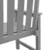 Vrtna stolica 6 pcs Svijetlo siva 65.5 x 59 x 88 cm Polietilen