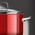 WMF Fusiontec Essential PRO 4-delni set posode, 16/16/20/24 cm, stekleni pokrovi, rdeč (0521035290)