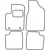 Textile car mats Ford Ka 2009-2013