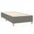 vidaXL Box spring postelja z vzmetnico temno siva 90x200 cm blago