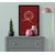 Plakat edinstveno srce z ljudskim motivom - 20x30 white