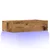 TV ormarić s LED svjetlima staro drvo 60x35x15,5 cm