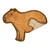 Rjava bombažna otroška preproga 52x68 cm Capybara – Sass & Belle