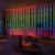LED RGB prigušiva božićna zavesa WIZARD 300xLED/USB 3x3m + daljinski upravljač